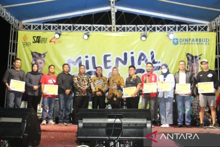 Disparbud Sukses Gelar Festival Band Bangka Setara Dinparbud